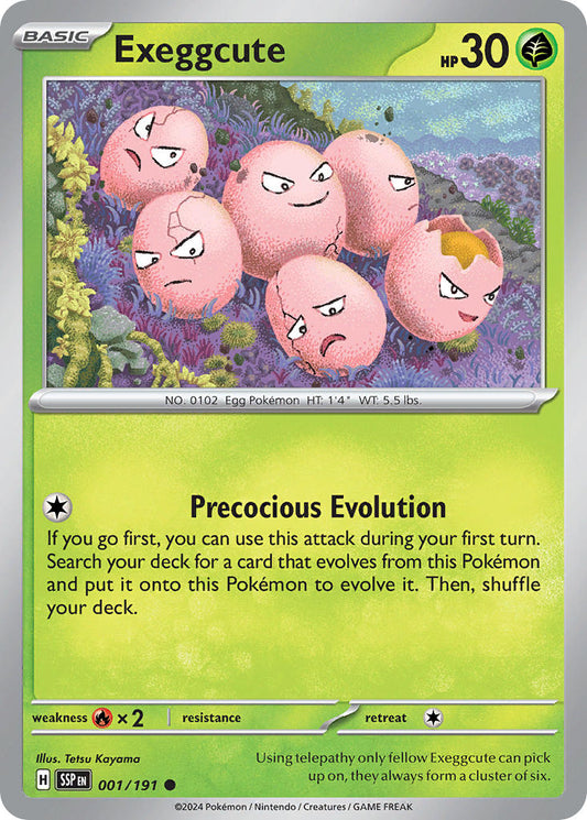 Exeggcute - Surging Sparks 001/191
