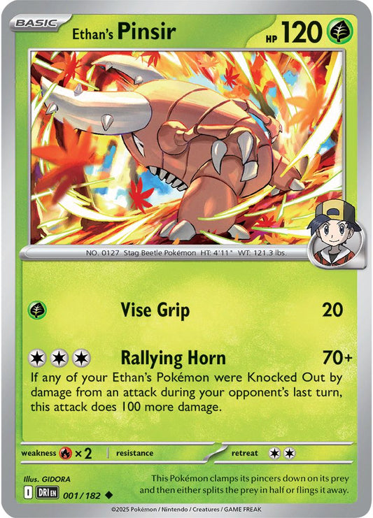 Ethan's Pinsir - Destined Rivals 001/182
