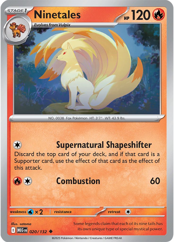 Ninetales - Mega Evolution 020/132
