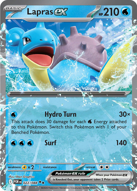 Lapras ex - Perfect Order 022/088