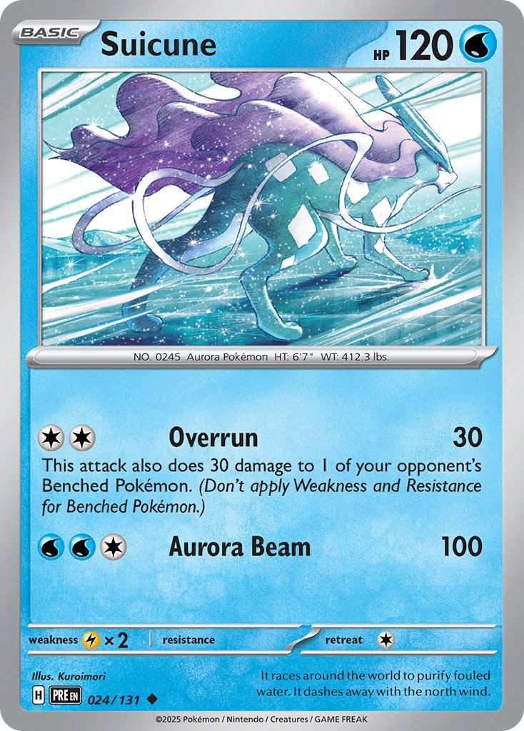 Suicune - Prismatic Evolutions 024/131