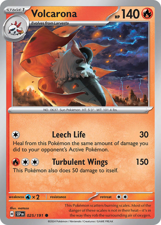 Volcarona - Surging Sparks 025/191