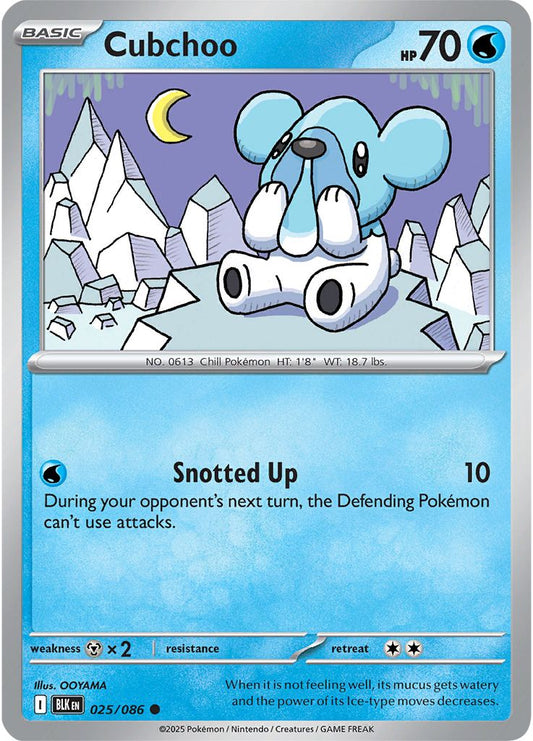 Cubchoo - Black Bolt 025/086
