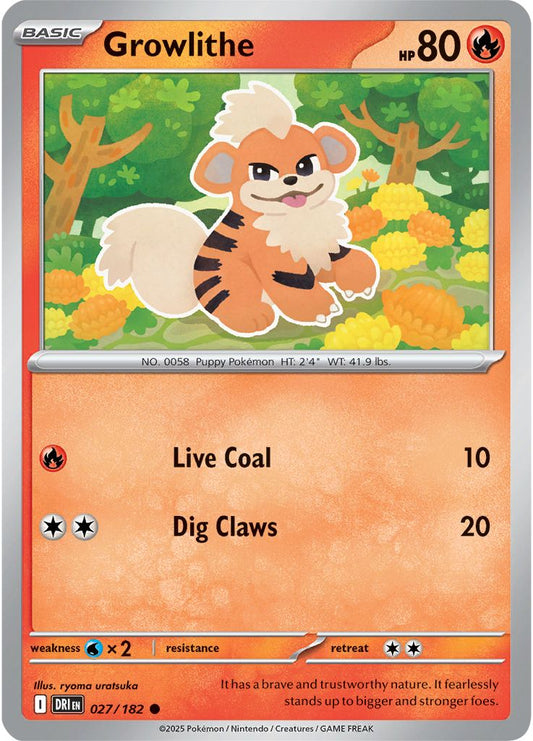 Growlithe - Destined Rivals 027/182
