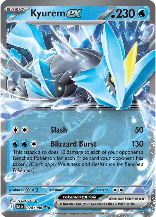 Kyurem ex - Black Bolt 028/086