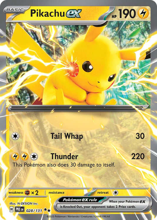 Pikachu ex - Prismatic Evolutions 028/131