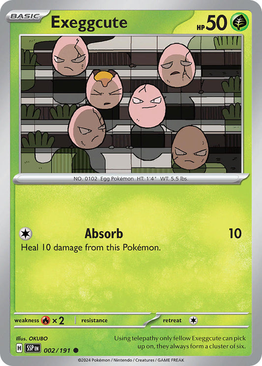 Exeggcute - Surging Sparks 002/191