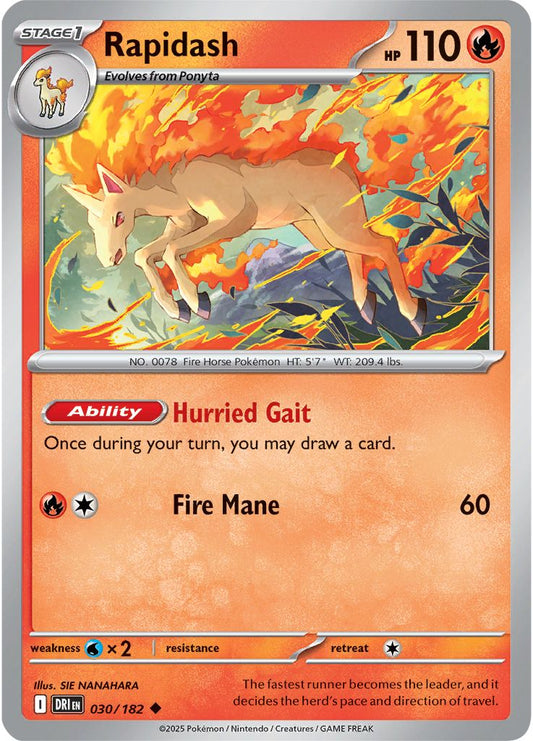 Rapidash - Destined Rivals 030/182