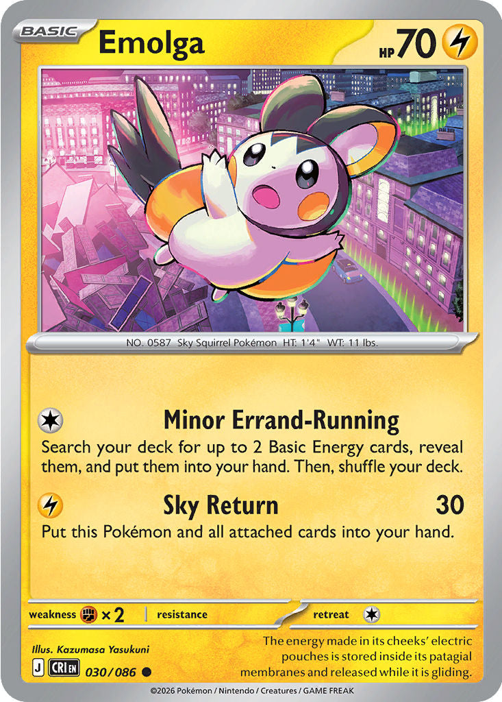 Emolga - Chaos Rising 030/086