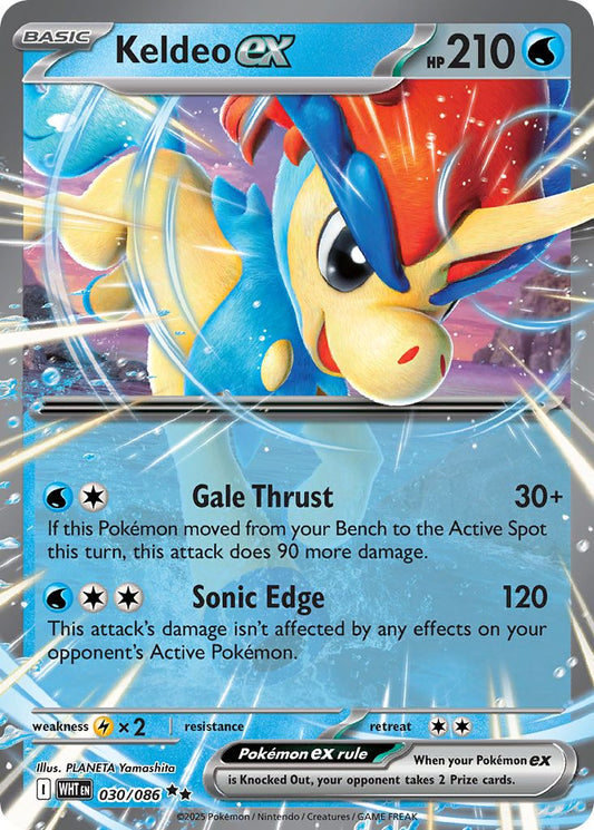 Keldeo ex - White Flare 030/086