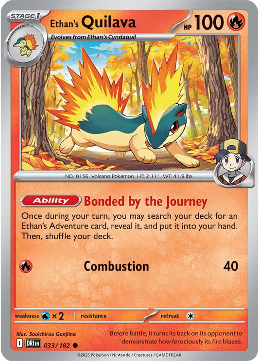 Ethan's Quilava - Destined Rivals 033/182
