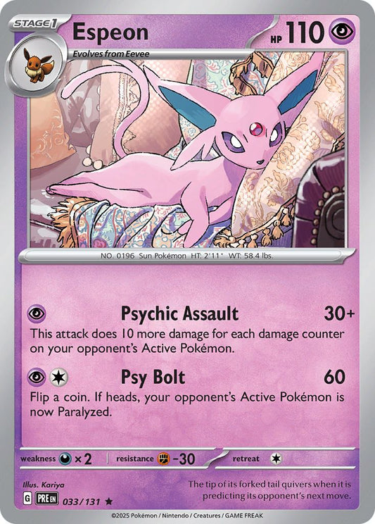 Espeon - Prismatic Evolutions 033/131