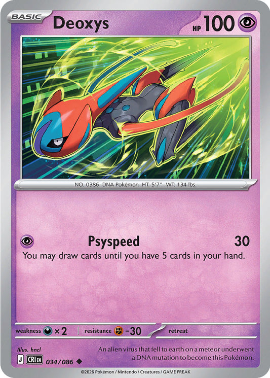 Deoxys - Chaos Rising 034/086