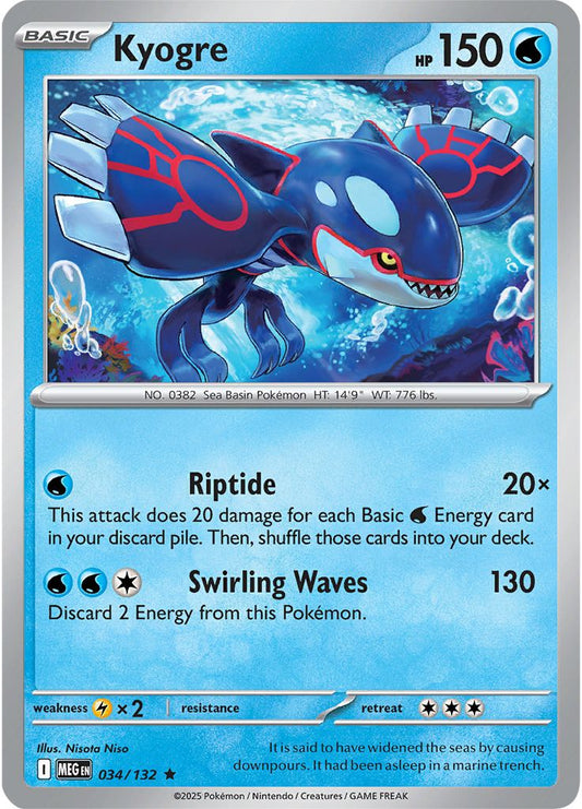 Kyogre - Mega Evolution 034/132