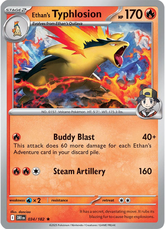 Ethan's Typhlosion - Destined Rivals 034/182