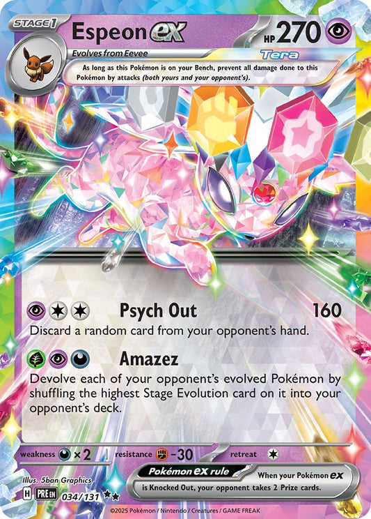 Espeon ex - Prismatic Evolutions 034/131