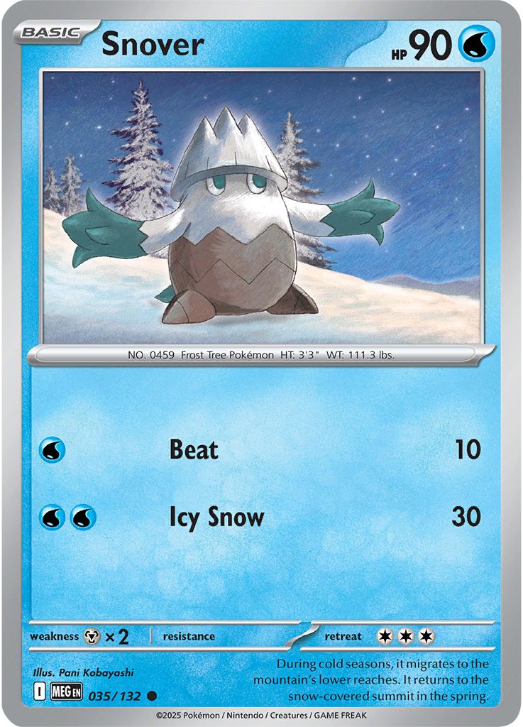 Snover - Mega Evolution 035/132
