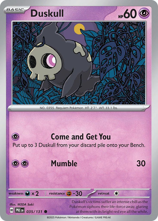 Duskull - Prismatic Evolutions 035/131