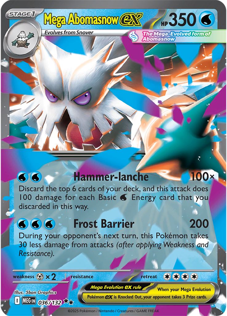 Mega Abomasnow ex - Mega Evolution 036/132
