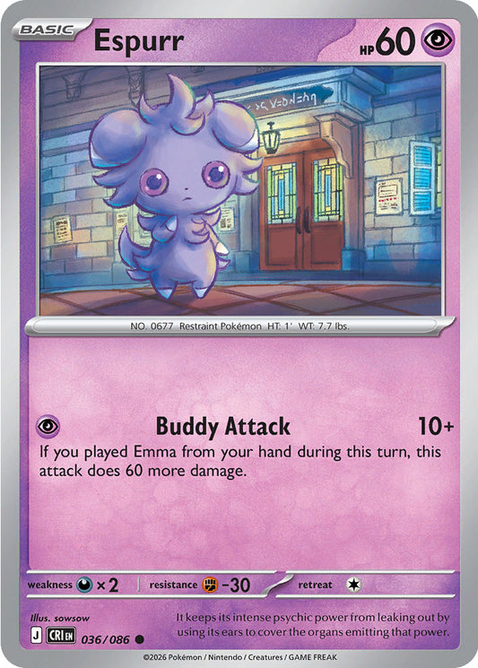 Espurr - Chaos Rising 036/086