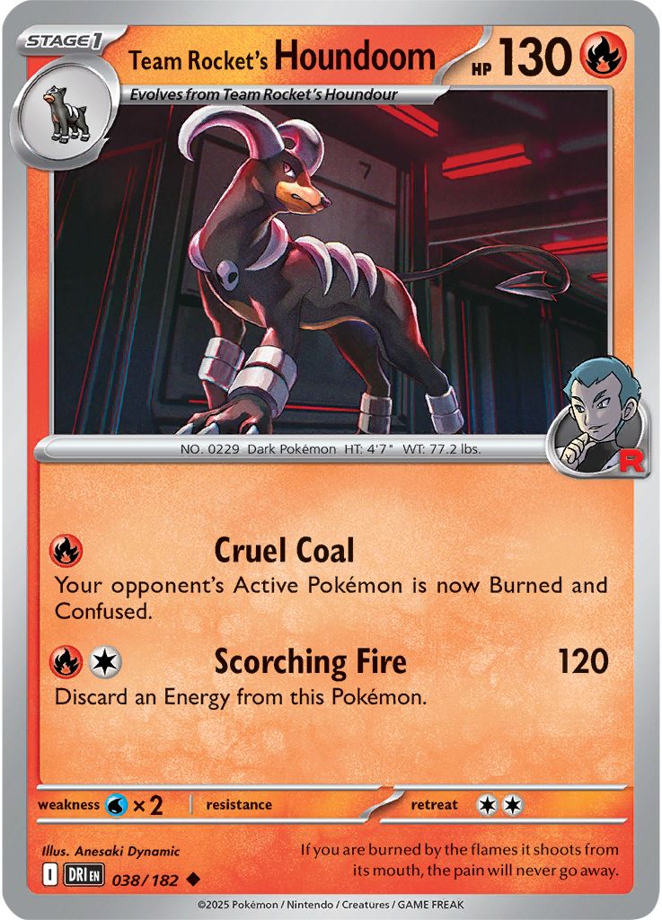 Team Rocket's Houndoom - Destined Rivals 038/182