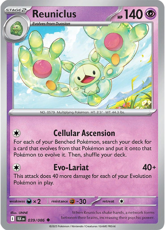 Reuniclus - Black Bolt 039/086