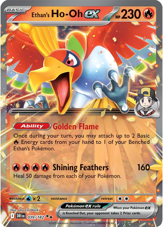 Ethan's Ho-Oh ex - Destined Rivals 039/182