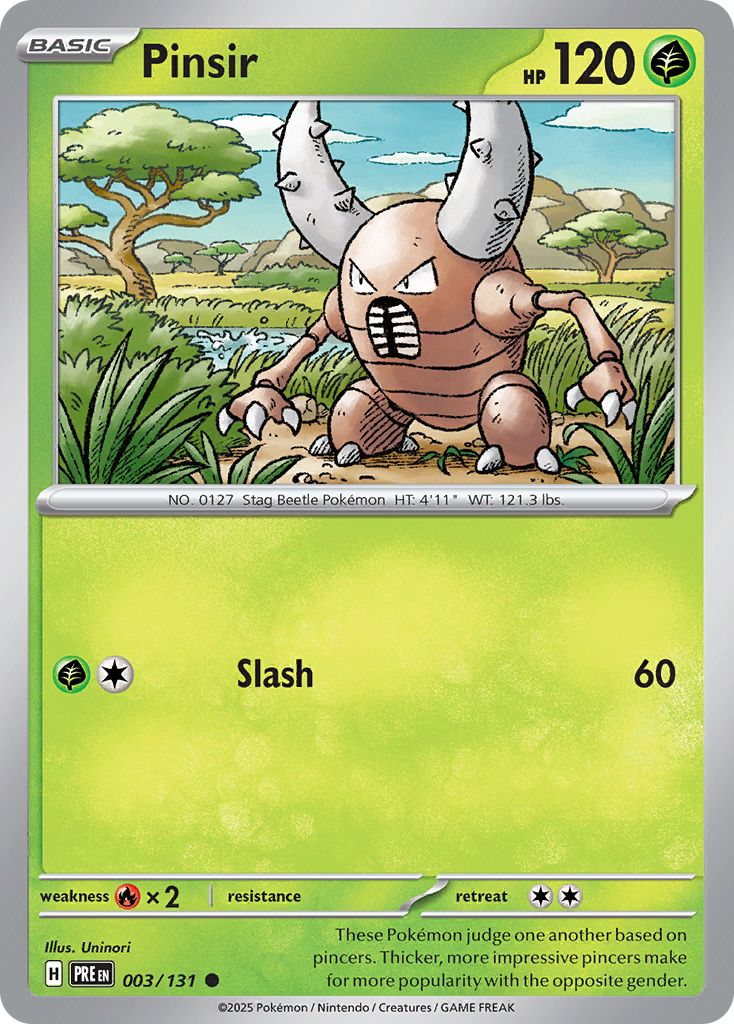 Pinsir - Prismatic Evolutions 003/131