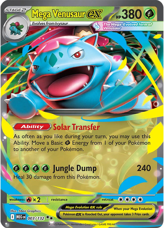 Mega Venusaur ex - Mega Evolution 003/132