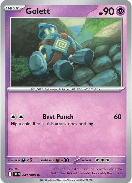 Golett - Black Bolt 042/086