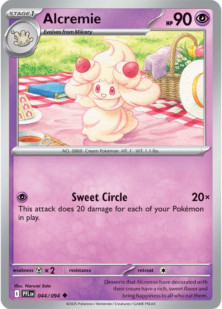 Alcremie - Phantasmal Flames 044/094