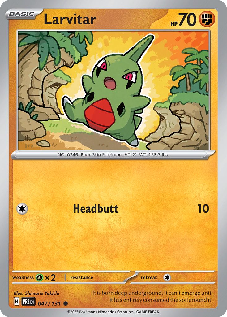 Larvitar - Prismatic Evolutions 047/131