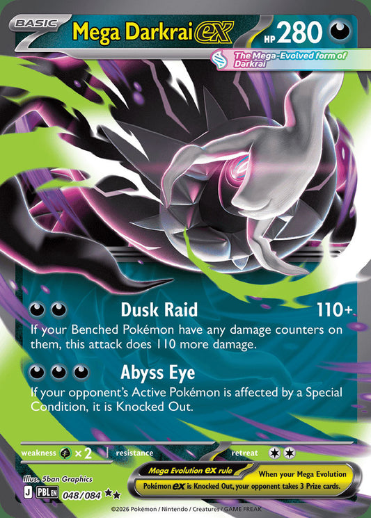 Mega Darkrai ex - Pitch Black 048/084