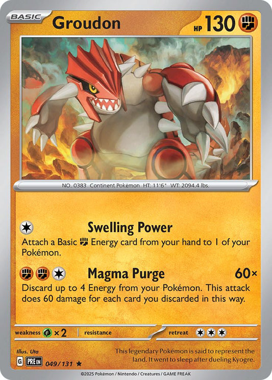 Groudon - Prismatic Evolutions 049/131