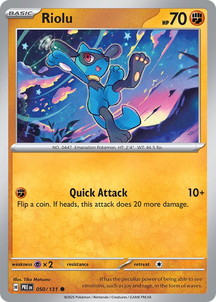 Riolu - Prismatic Evolutions 050/131