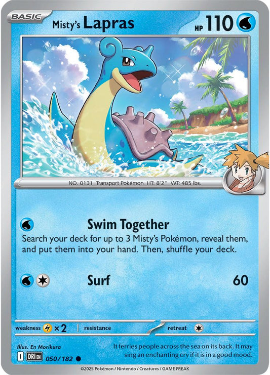 Misty's Lapras - Destined Rivals 050/182