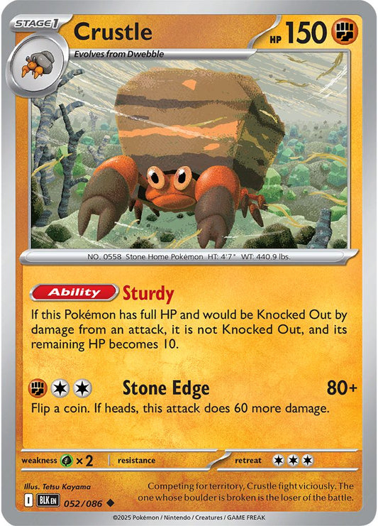 Crustle - Black Bolt 052/086