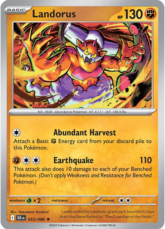 Landorus - Black Bolt 053/086