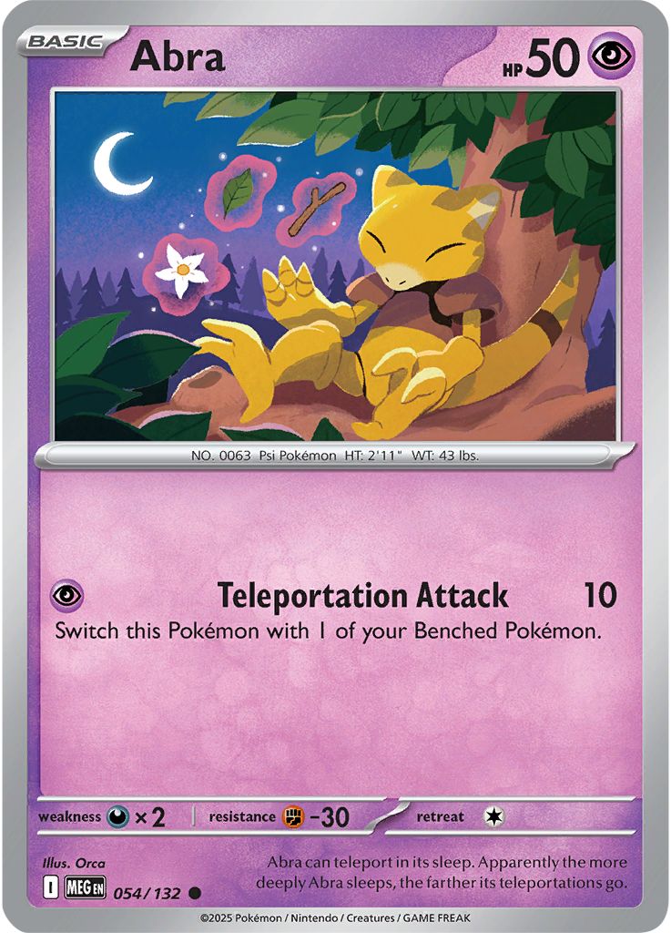 Abra - Mega Evolution 054/132
