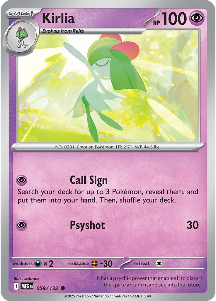 Kirlia - Mega Evolution 059/132