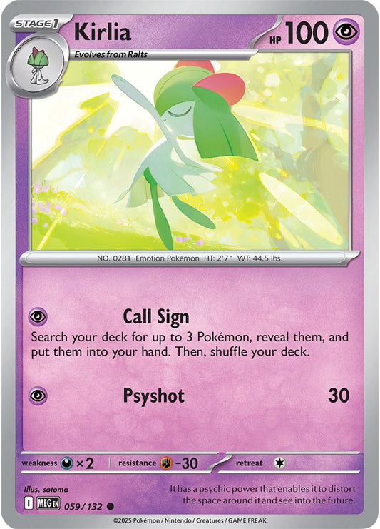 Kirlia - Mega Evolution 059/132