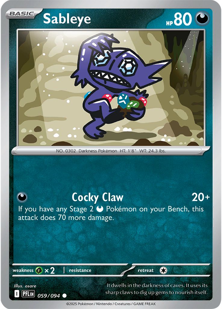 Sableye - Phantasmal Flames 059/094