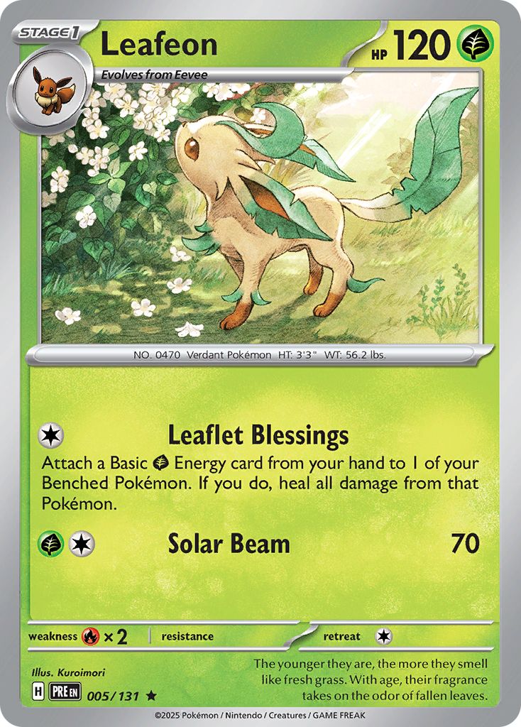 Leafeon - Prismatic Evolutions 005/131
