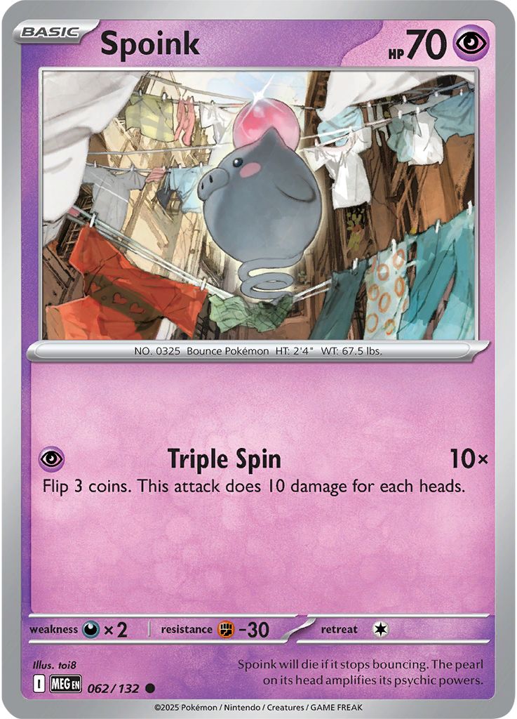 Spoink - Mega Evolution 062/132