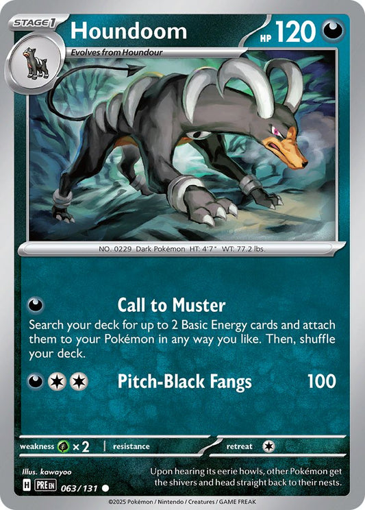 Houndoom - Prismatic Evolutions 063/131