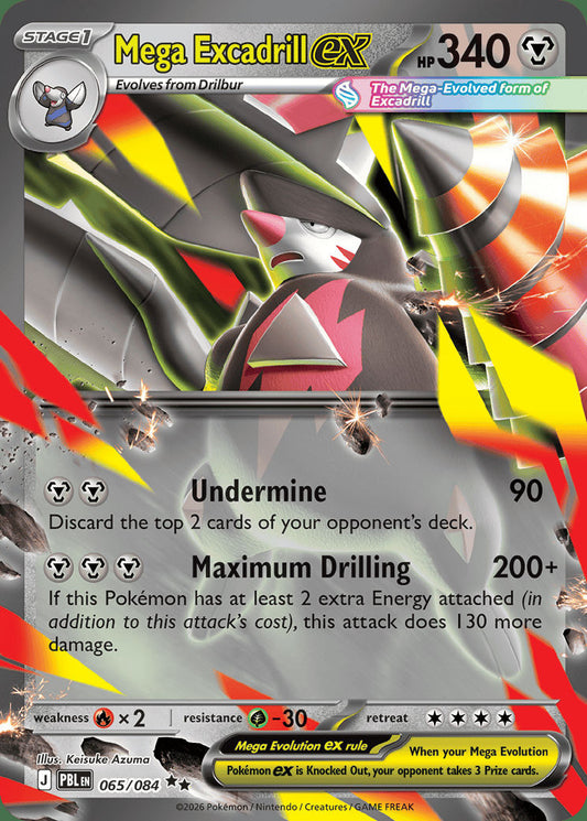 Mega Excadrill ex - Pitch Black 065/084