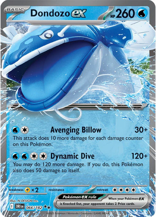 Dondozo ex - Destined Rivals 066/182