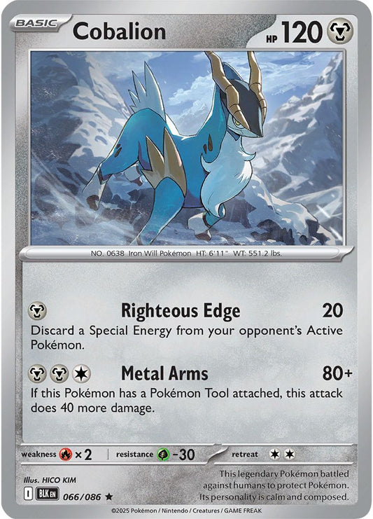 Cobalion - Black Bolt 066/086