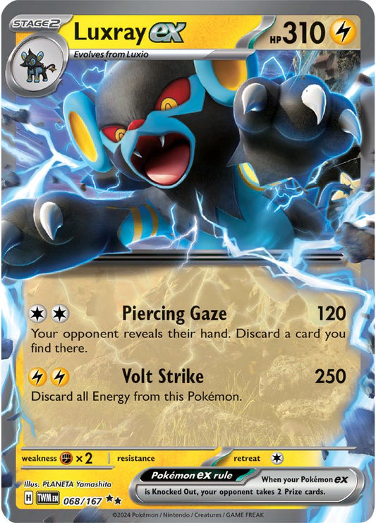 Luxray ex - Twilight Masquerade 068/167