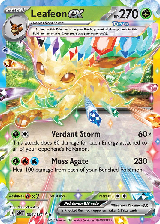 Leafeon ex - Prismatic Evolutions 006/131